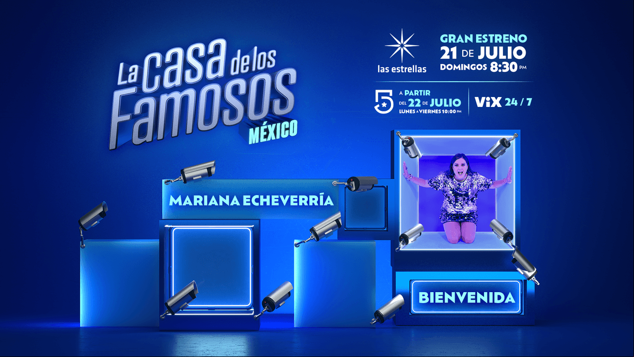 ¡Mariana Echeverría es la décima habitante de La Casa de los Famosos México! Así lo anuncia