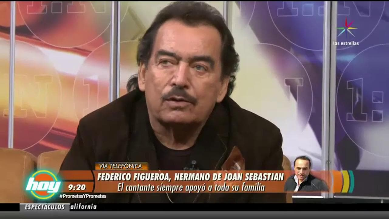 Federico Figueroa aclara situación de la herencia de Joan Sebastian