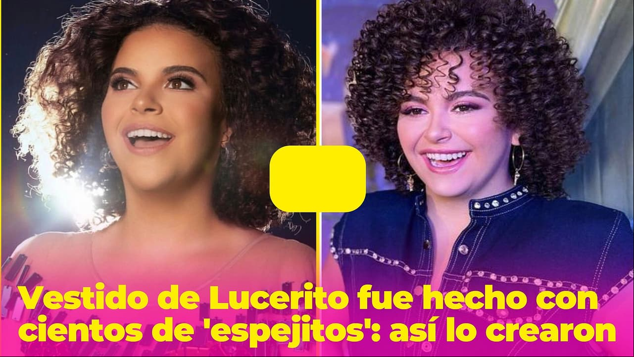 El vestido de Lucerito Mijares en su debut fue hecho con cientos de 'espejitos': así lo crearon
