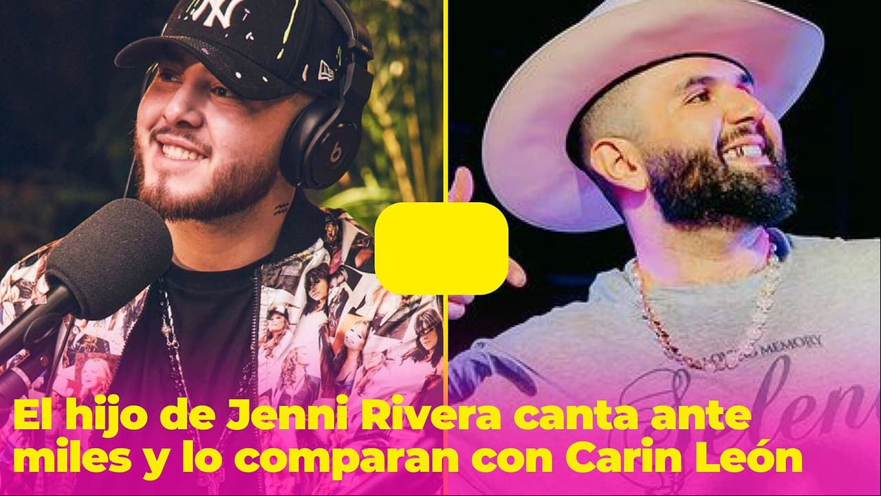 Le dicen a Johnny, el hijo de Jenni Rivera, que canta como Carin León: "¡Le está copiando!"