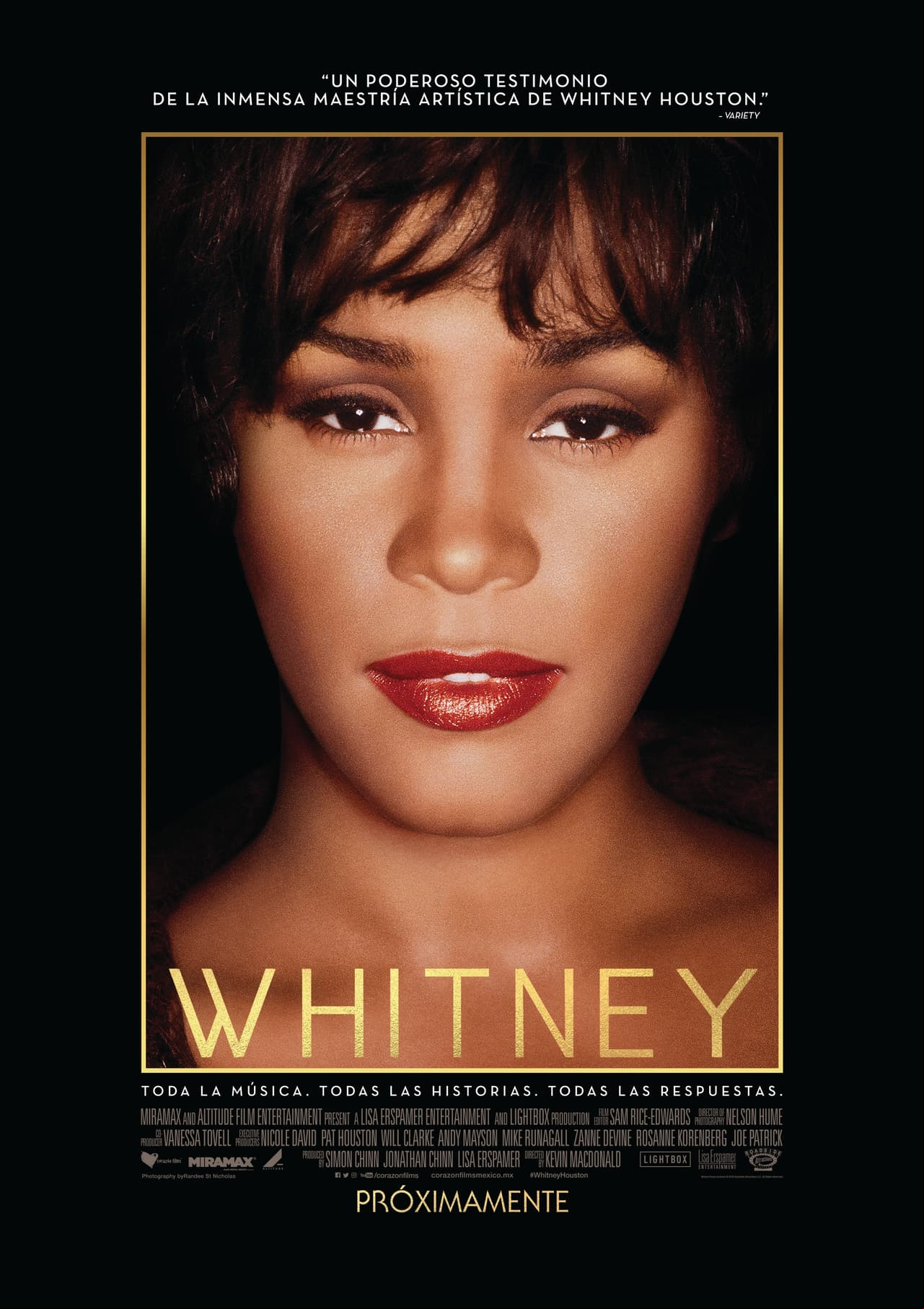 Documental revela la vertiginosa vida de Whitney Houston