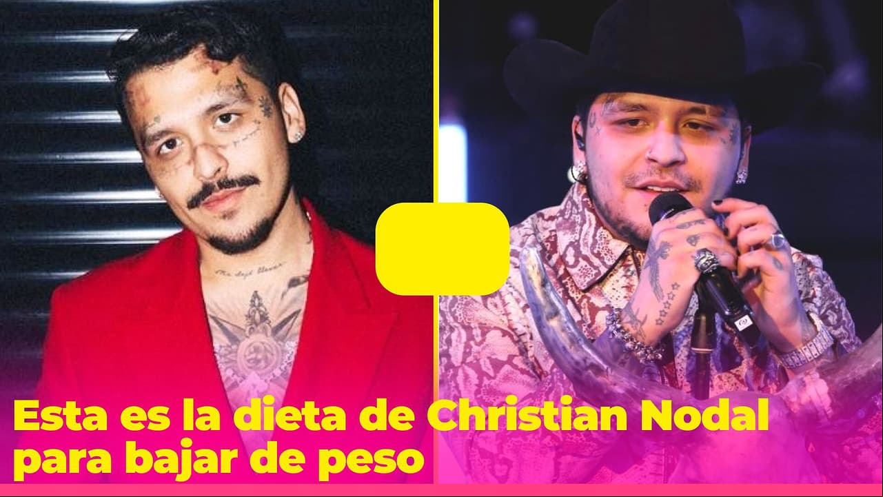 Nodal reveló la dieta que lo ha ayudado a bajar de peso y que lo tiene "muy contento"
