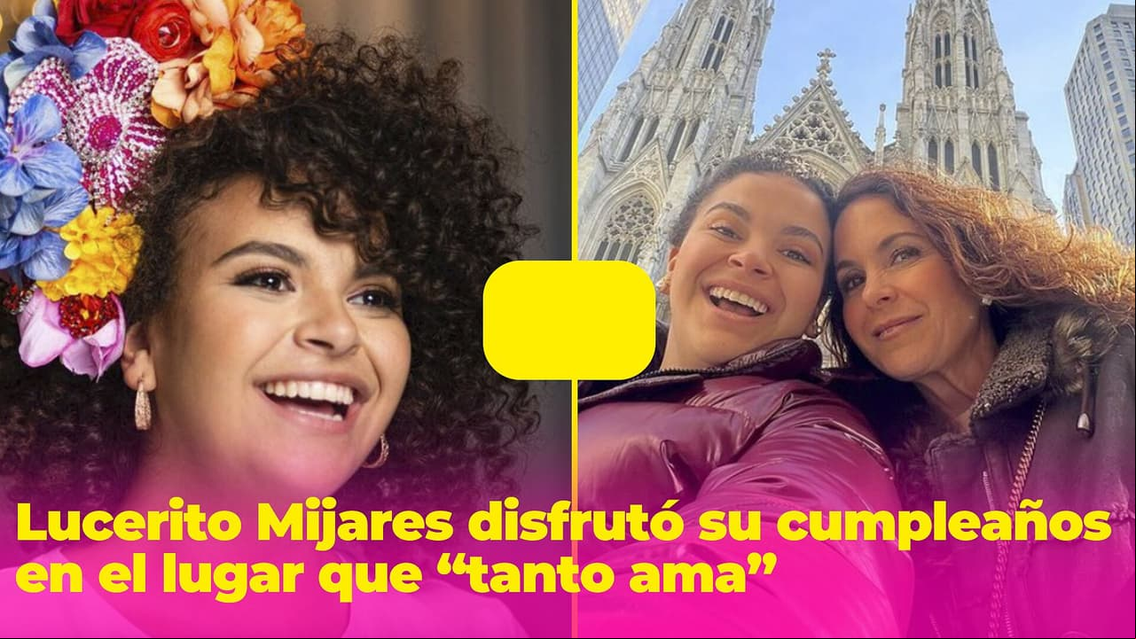 Así festejó Lucerito Mijares su cumpleaños con un lujoso viaje: "En el lugar que tanto ama"