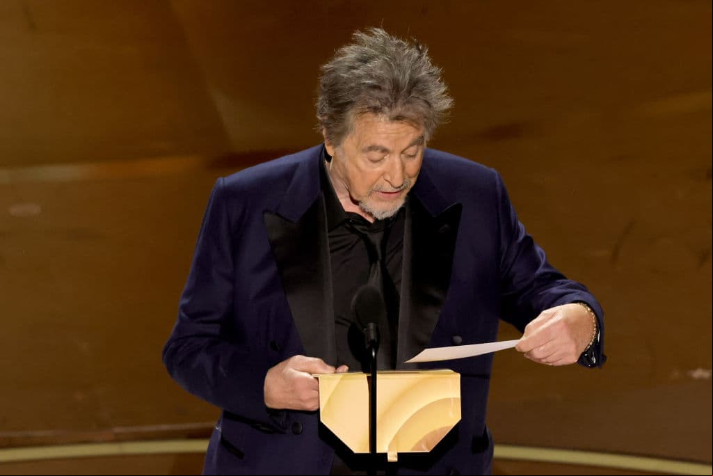 Al Pacino Anuncia al ganador a Mejor Película en los Premios Oscar 2024