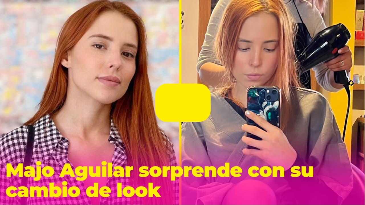 Majo Aguilar se animó a hacerse un cambio de look y el resultado encantó a sus fans: "Necesitaba algo diferente"