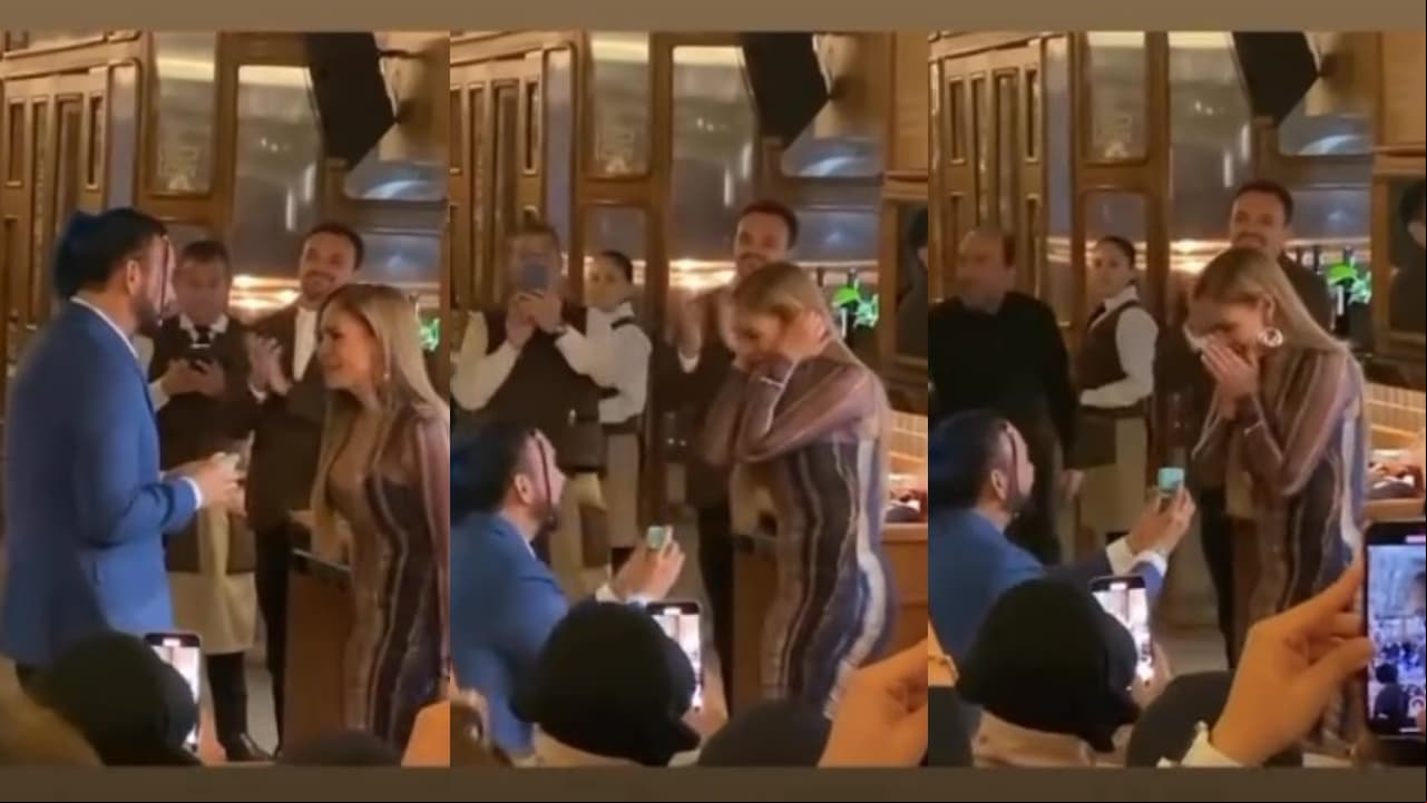 Alma Cero mostró cómo le propuso matrimonio su joven novio