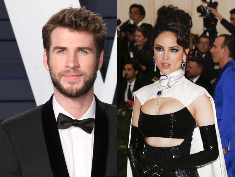 Eiza González y Liam Hemsworth fueron captados besándose en 2013 en un club de Las Vegas, aunque su encuentro no trascendió y la pareja se separó.