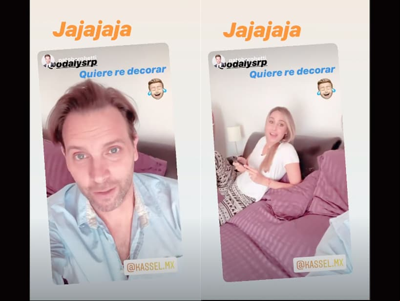 Odalys y Patricio muestran cómo pasan el tiempo en cuarentena