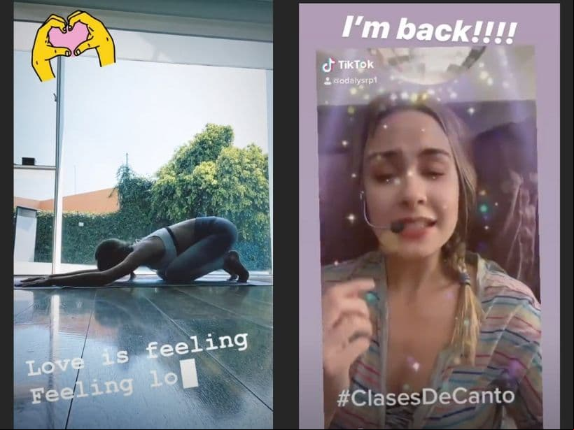 Durante su aislamiento a causa del coronavirus, Odalys Ramírez realiza yoga. Además, se mantiene entretenida subiendo videos a Tik Tok.