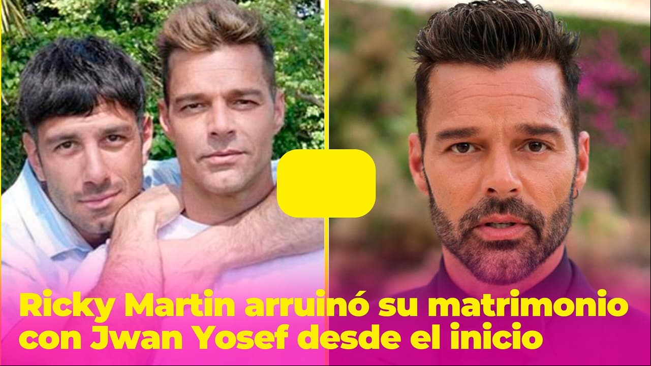 Ricky Martin arruinó su matrimonio con Jwan Yosef desde el inicio: durante 6 años tuvieron roces