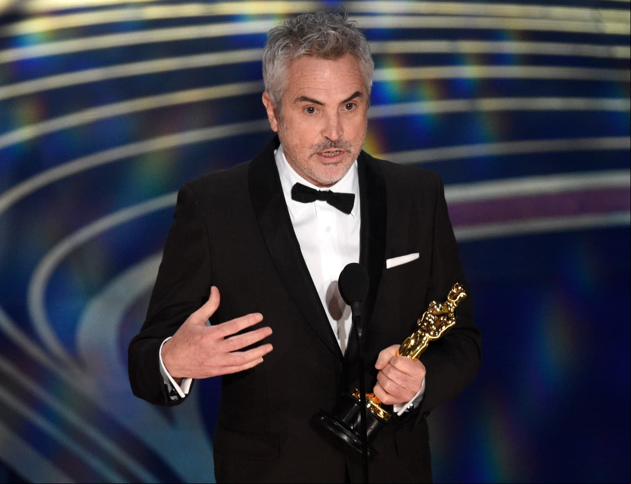 Alfonso Cuarón ganó, por 'Roma', 'Mejor fotografía' y 'Mejor película extranjera'.