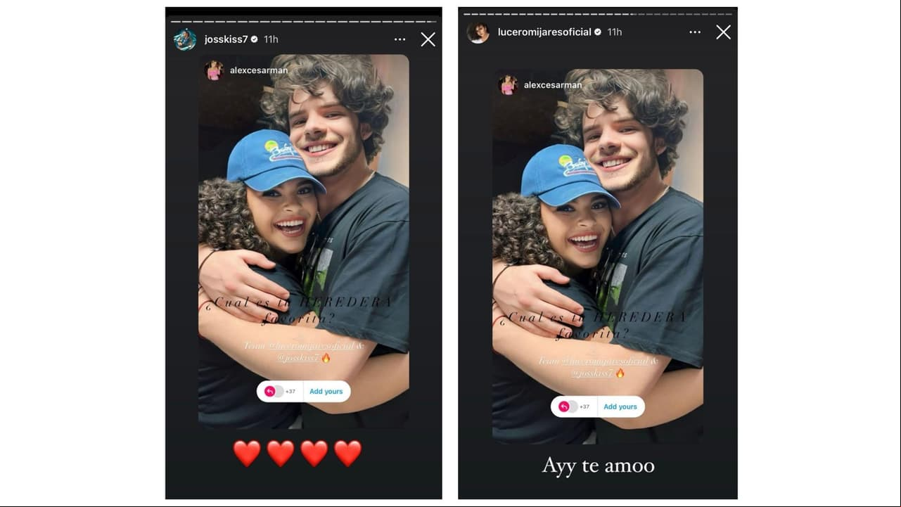 Lucerito Mijares y Joss Álvarez se llevan muy bien.