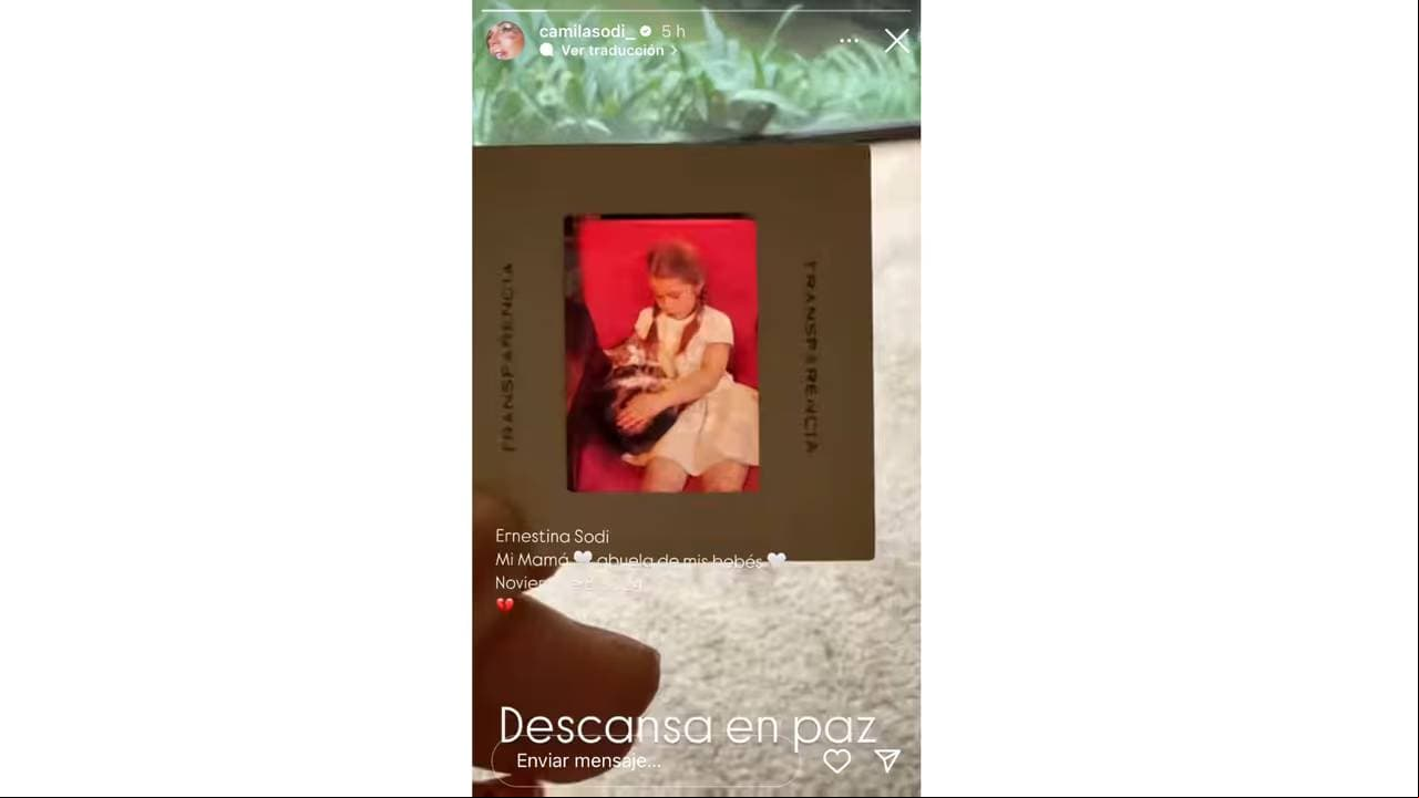 Así despidió Camila Sodi a su mamá tras su muerte