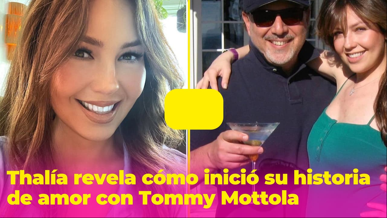 Con 12 maletas y un perrito: Thalía recordó el día en que se quedó con Tommy Mottola para siempre