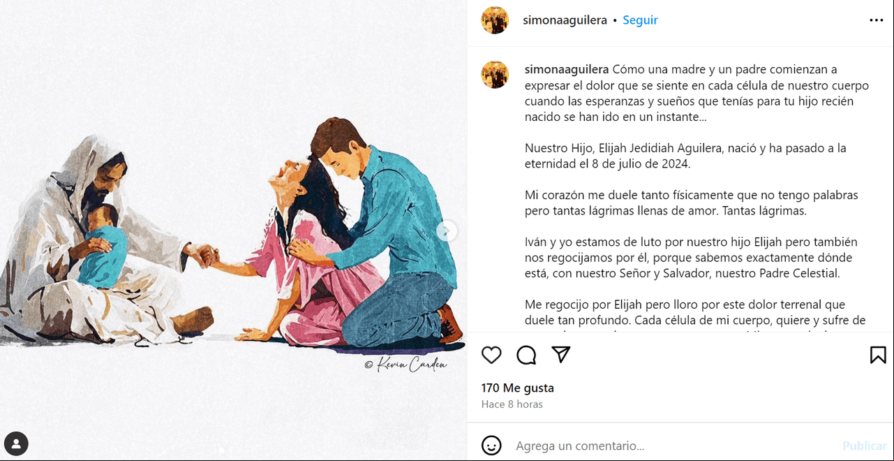 Hijo de Juan Gabriel sufre la muerte de su bebé recién nacido: “Duerme con los ángeles mi dulce niño”