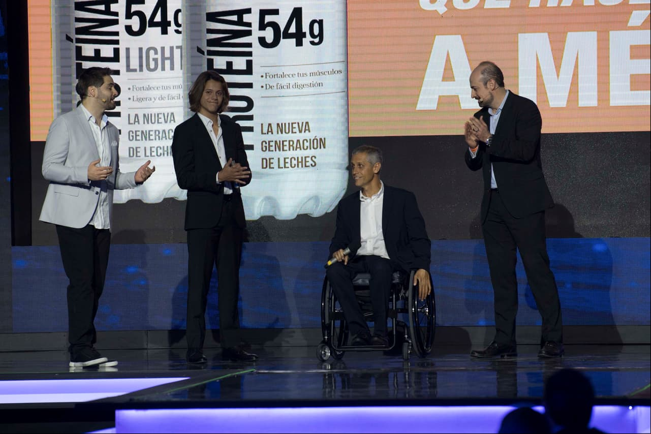 Jorge Font, atleta paraolímpico, fue uno de los atletas en recibir un reconocimiento por ser uno de los #HEROESDEHOY.