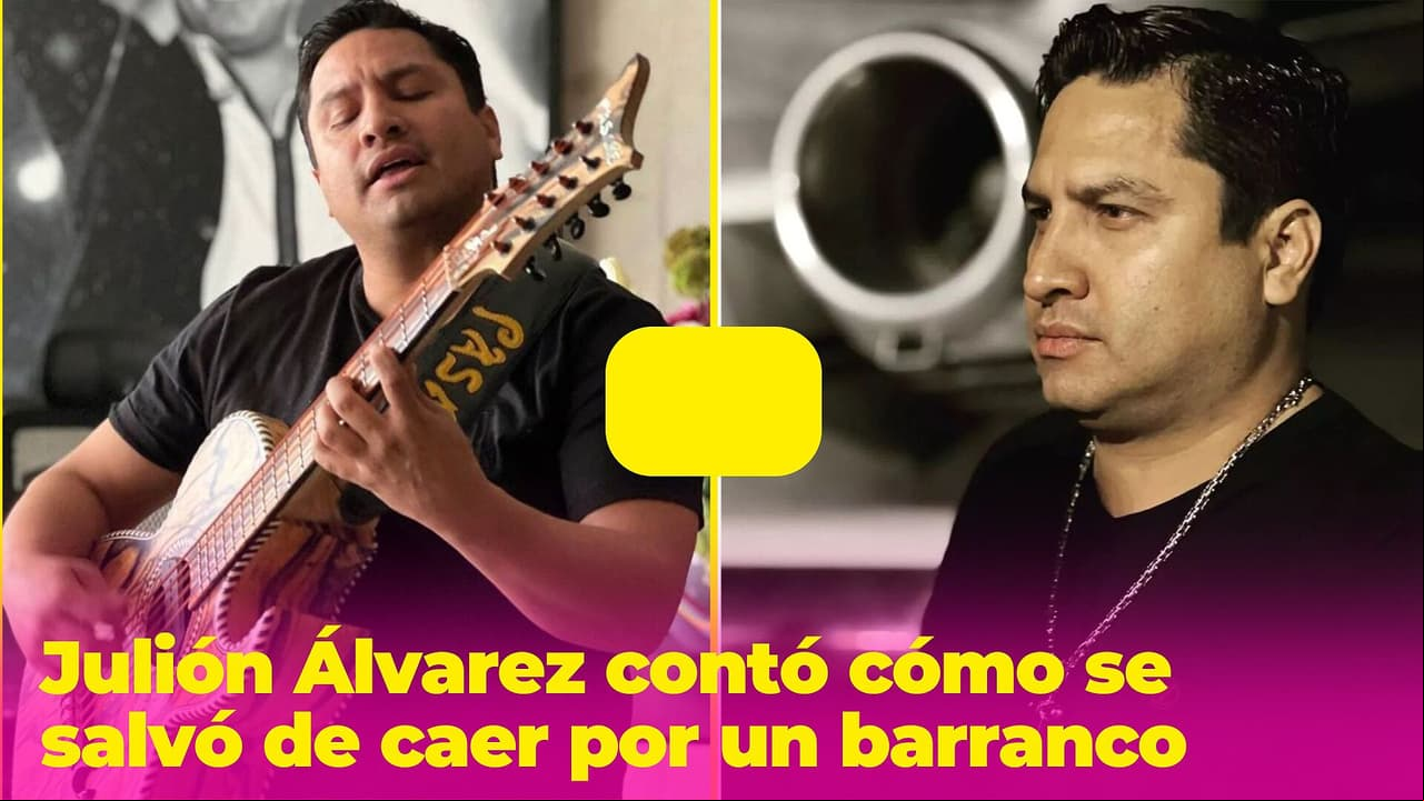 "Se tronó la llanta macizo" Julión Álvarez contó cómo se salvó de casi caerse por un barranco