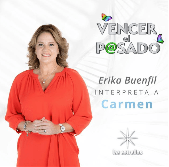 Erika Buenfil es otra de las estelares de esta historia. La actriz, quien será 'Carmen', recientemente participó en "Te doy la vida" y en "La Mexicana y el Güero".