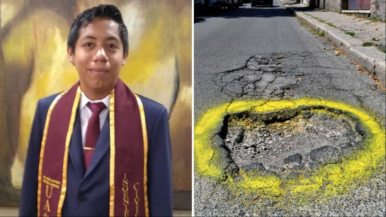 Estudiante mexicano crea pavimento antibaches: se regenera con agua