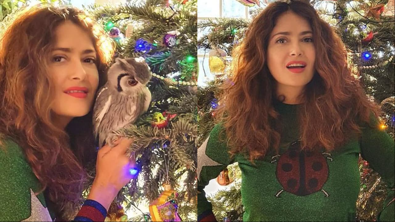 Salma Hayek confiesa por qué cada año tiene una "falsa" cena navideña con su familia