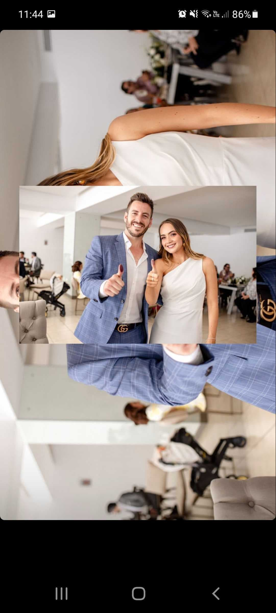 Renata Haro fue la encargada de compartir las primeras imágenes de su boda civil con el actor