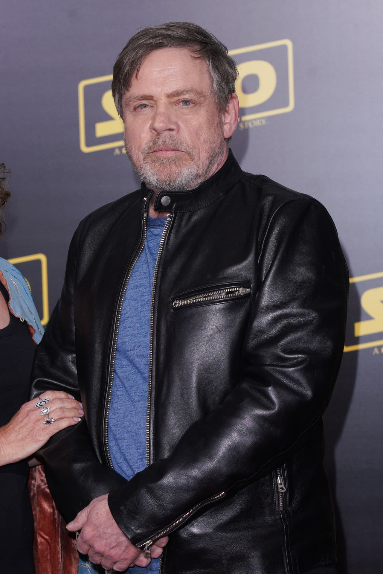 Mark Hamill en la premiere de 'Han Solo: Una Historia de Star Wars'