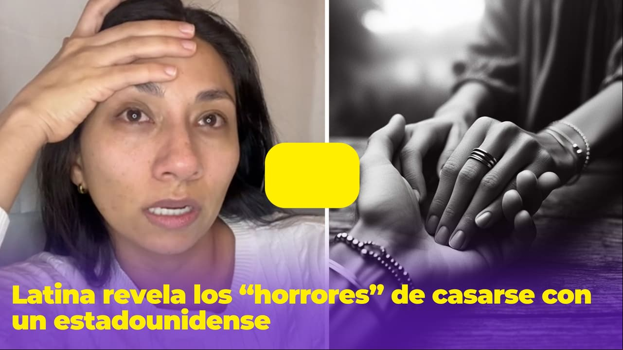 Latina revela los “horrores” de casarse con un estadounidense e internautas le piden que se divorcie