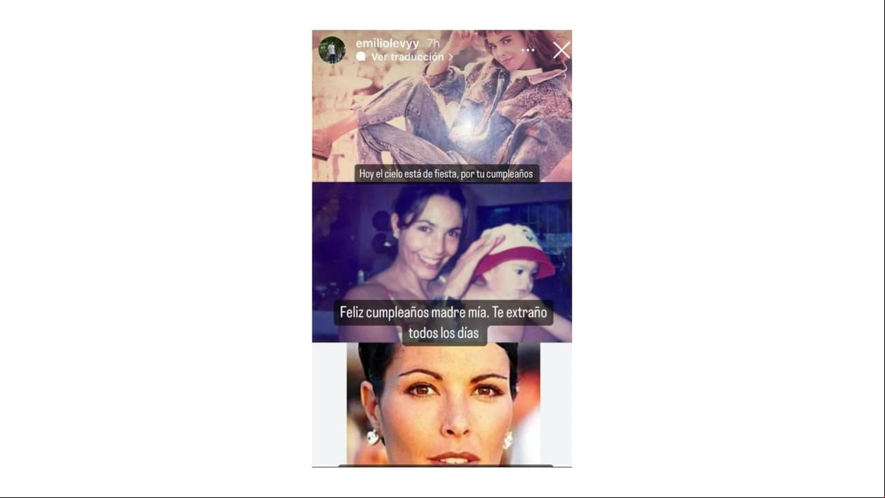 Así recordó José Emilio Fernández Levy a su mamá en el que hubiera sido su cumpleaños.