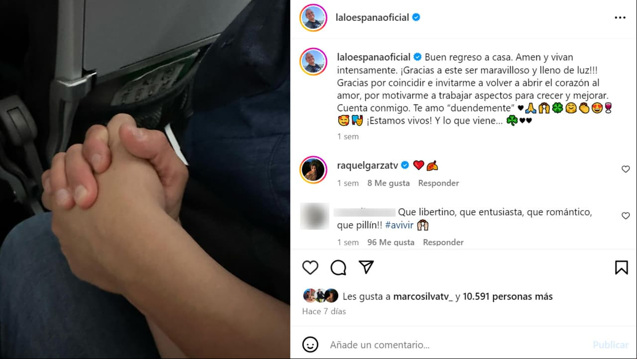 Lalo España ha sido reservado con la identidad de su nuevo novio.