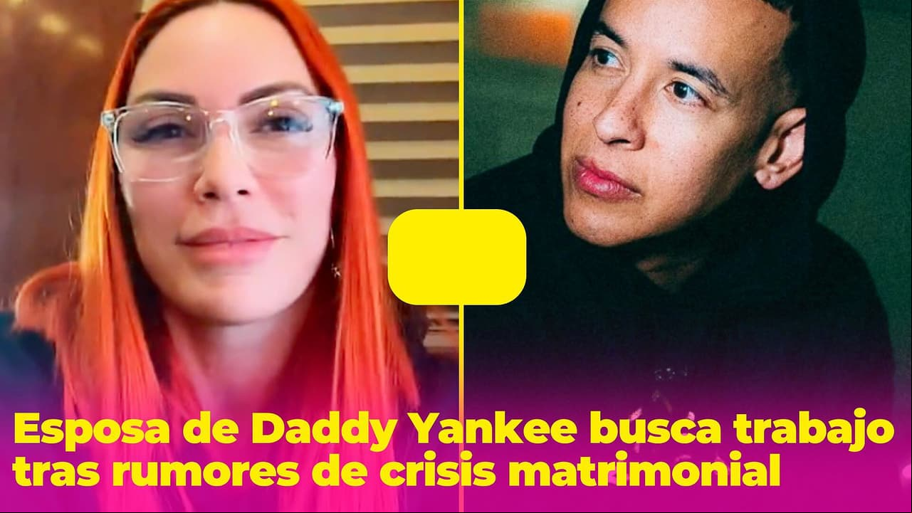 Esposa de Daddy Yankee en busca de trabajo tras rumores de crisis matrimonial con el cantante
