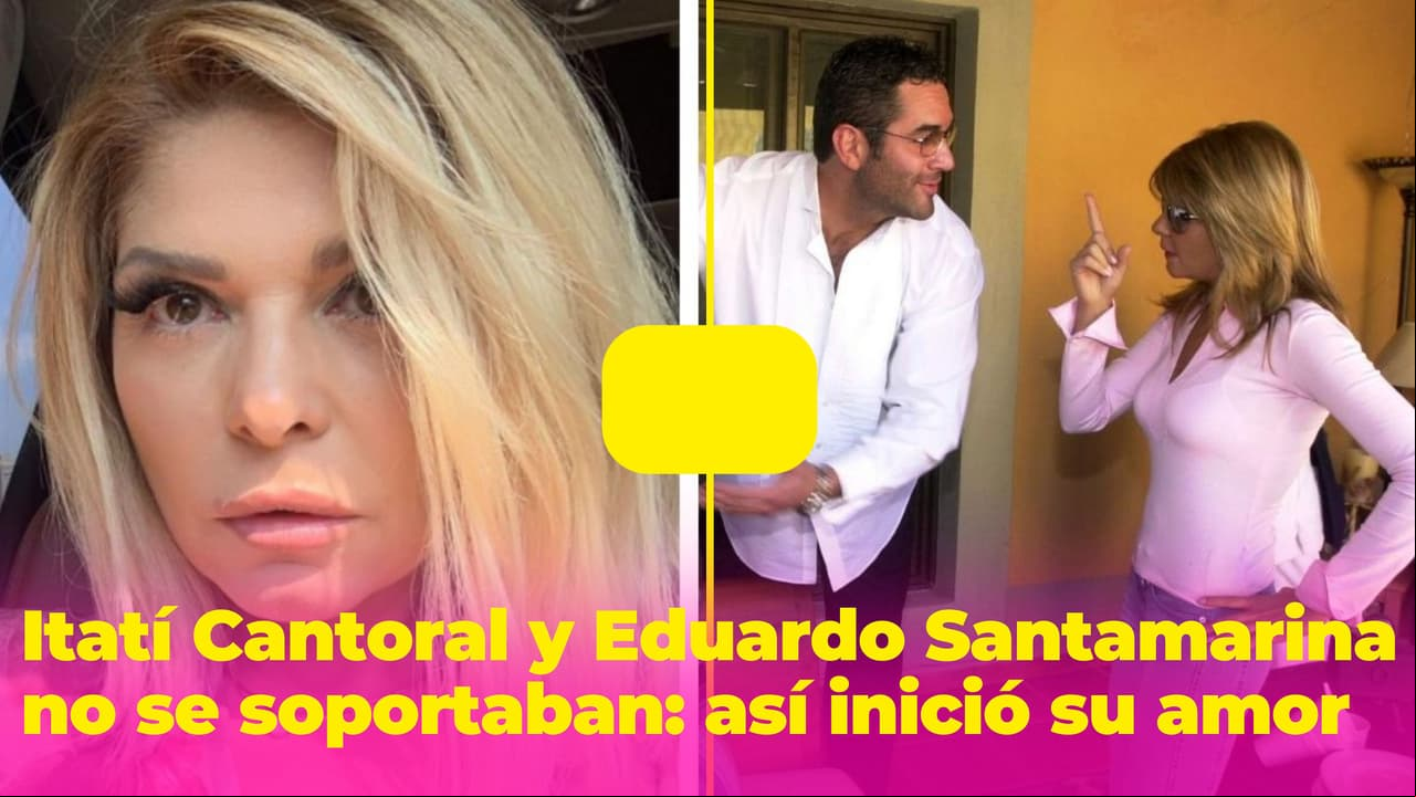 Itatí Cantoral y Eduardo Santamarina no podían ni verse antes de su boda: así comenzó su historia de amor