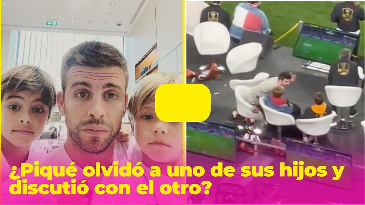 ¿Piqué olvida a Sasha y pasa tenso momento con Milan? Los videos del ex de Shakira que causan revuelo