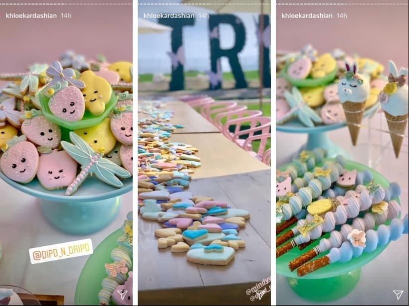 Globos de colores, mesas de dulces, ponis y hasta burbujas de jabón también fueron parte de la decoración del lugar.