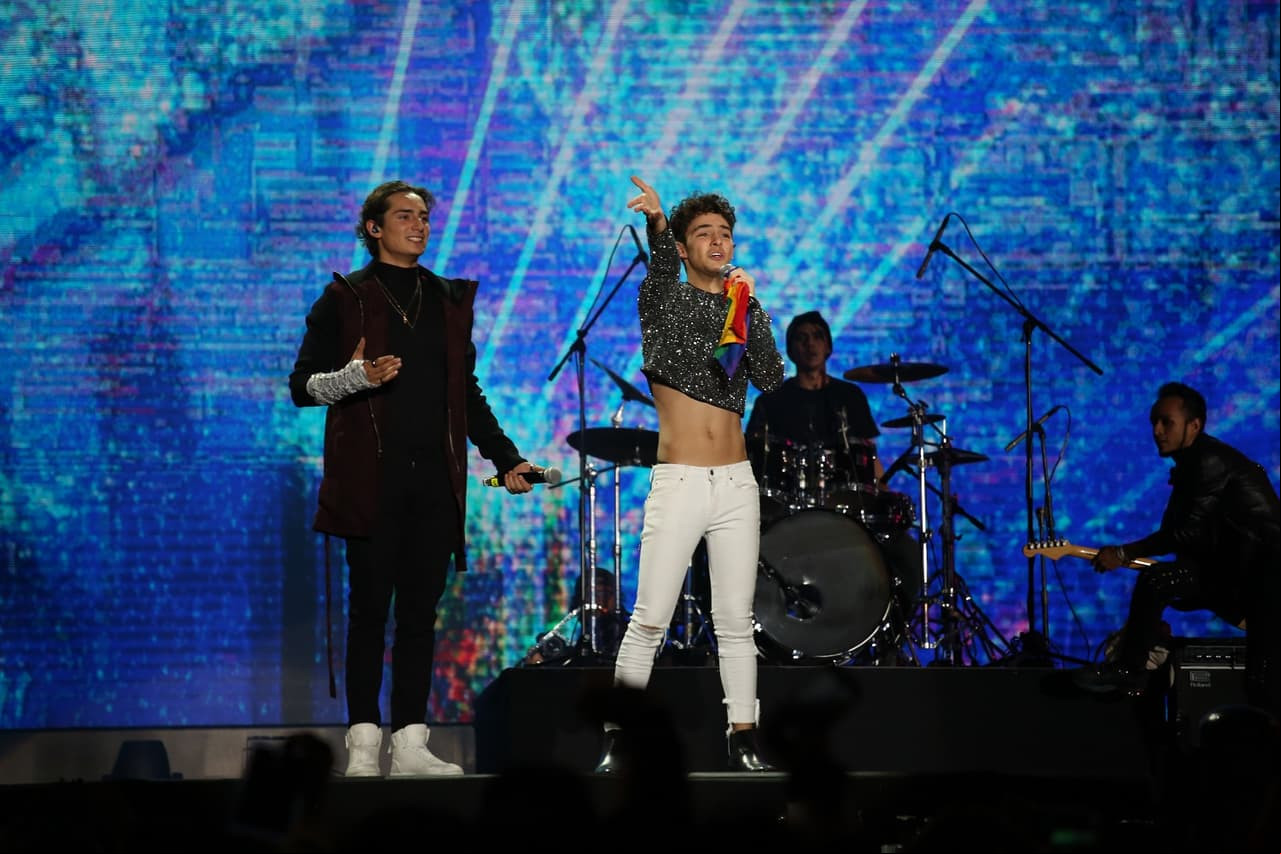 Emilio y Joaquín interpretaron los éxitos de 'Juntos el corazón nunca se equivoca'.