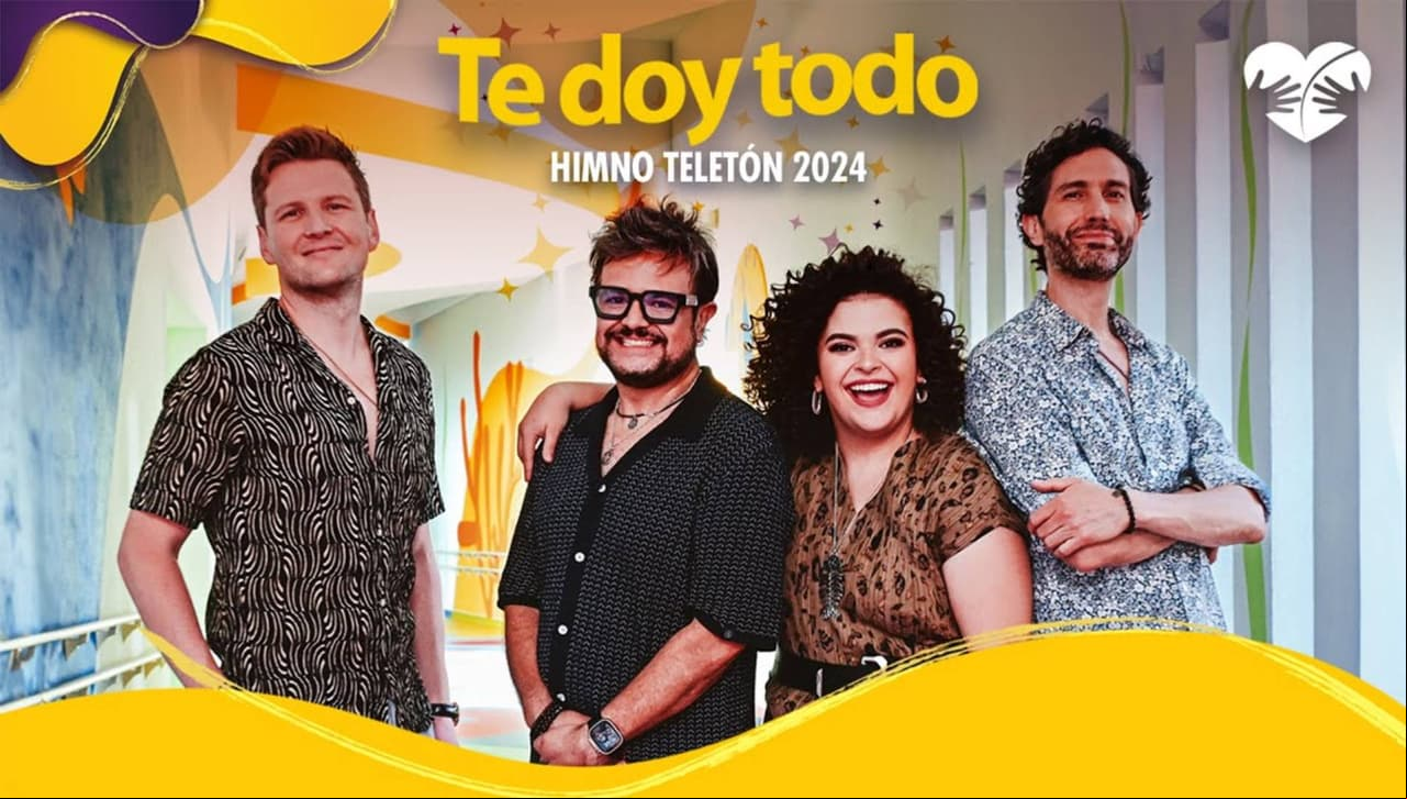Aleks Syntek, Alexander Acha, Benny Ibarra y Lucero Mijares estrenan en el “Teletón 2024” el nuevo himno “Te doy todo” 