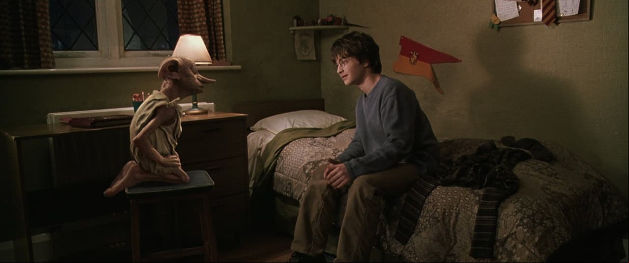 'Dobby' en la película 'Harry Potter y la Cámara Secreta'