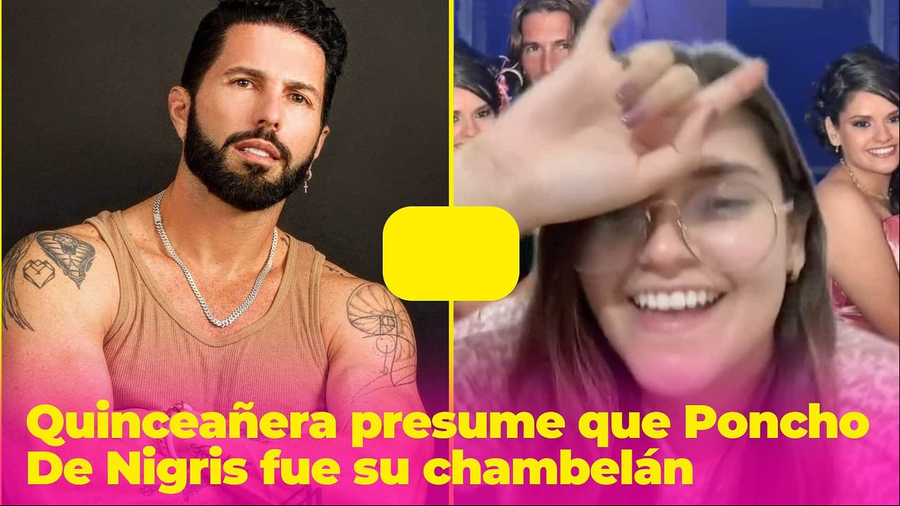 Quinceañera presume que Poncho De Nigris fue su chambelán y se convierte en la envidia de TikTok