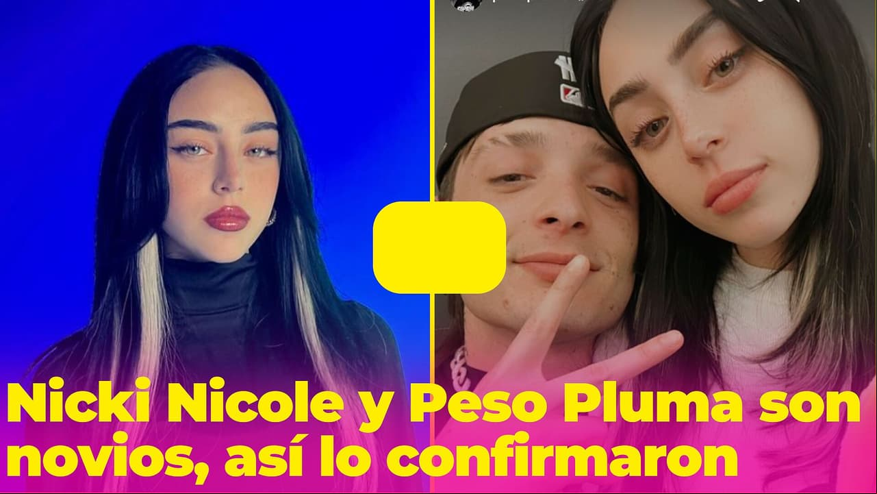 Peso Pluma y Nicki Nicole confirman que son novios en pleno concierto: el romántico momento