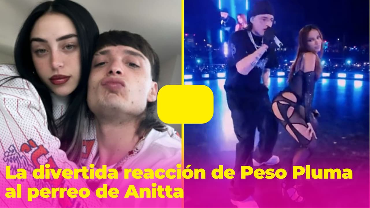 Declaran a Peso Pluma "El hombre más fiel del mundo": Anitta le perreó con todo y él ni volteó