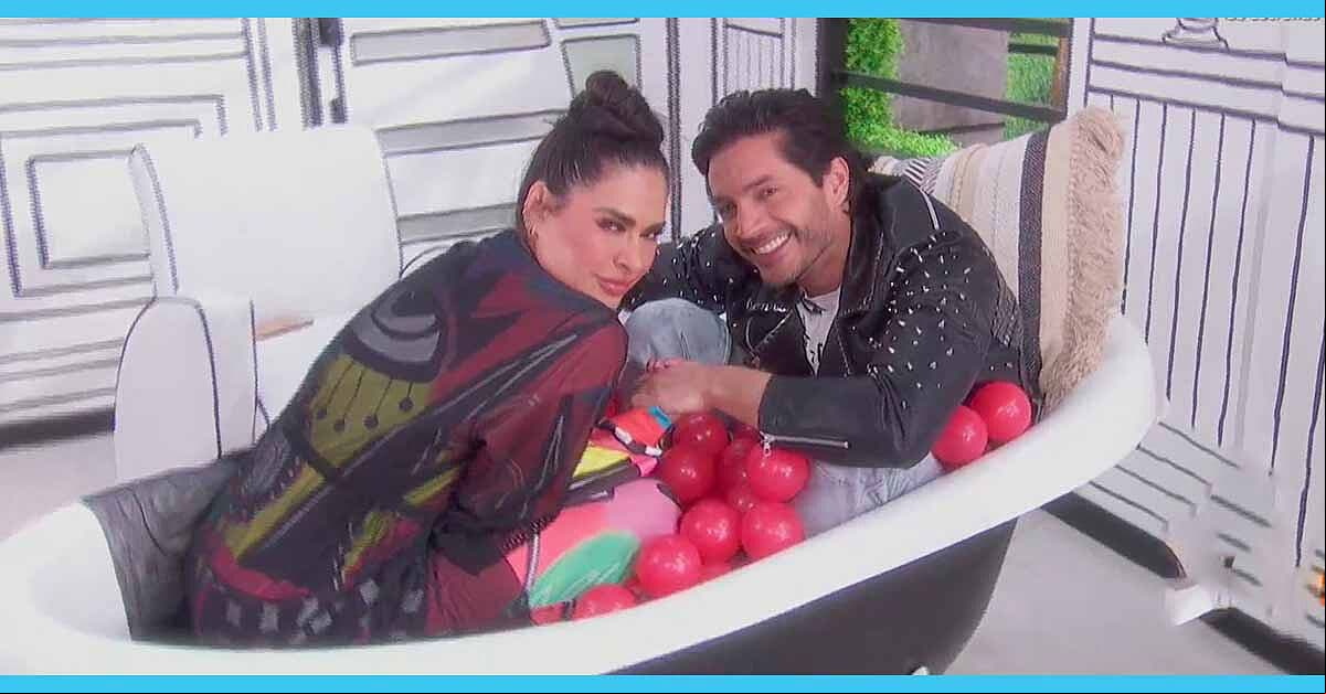 Galilea Montijo sonroja a Daniel Elbittar con acaloradas preguntas