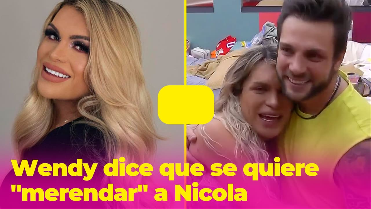 Wendy le explica a Nicola las reglas para tener intimidad con ella y dice que se lo quiere "merendar"
