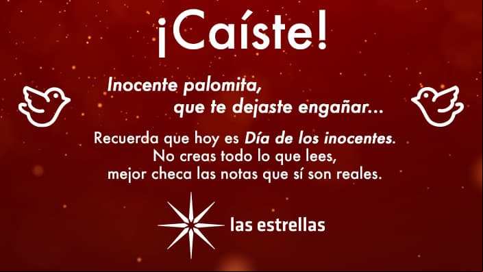 ¡Feliz Día de los Inocentes!