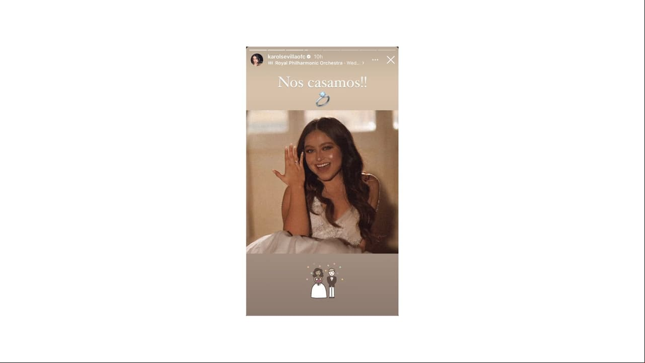 Karol Sevilla estaría a punto de casarse en la ficción.