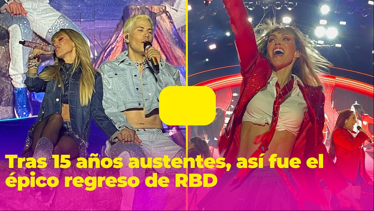Tras 15 años austentes, así fue el épico regreso de RBD a los escenarios