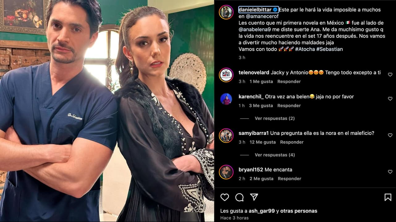Daniel y Ana se reencontraron 17 años después de su primer proyecto juntos.