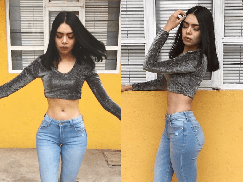 Irlanda Valenzuela es poseedora de una mini cinturita y un abdomen marcado