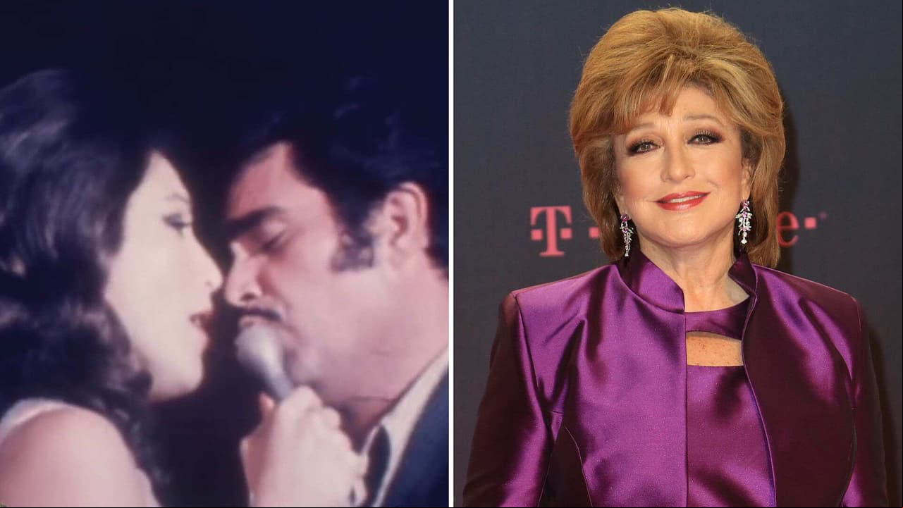 Angélica María rompe en llanto en plena entrevista al enterarse de la muerte de Vicente Fernández