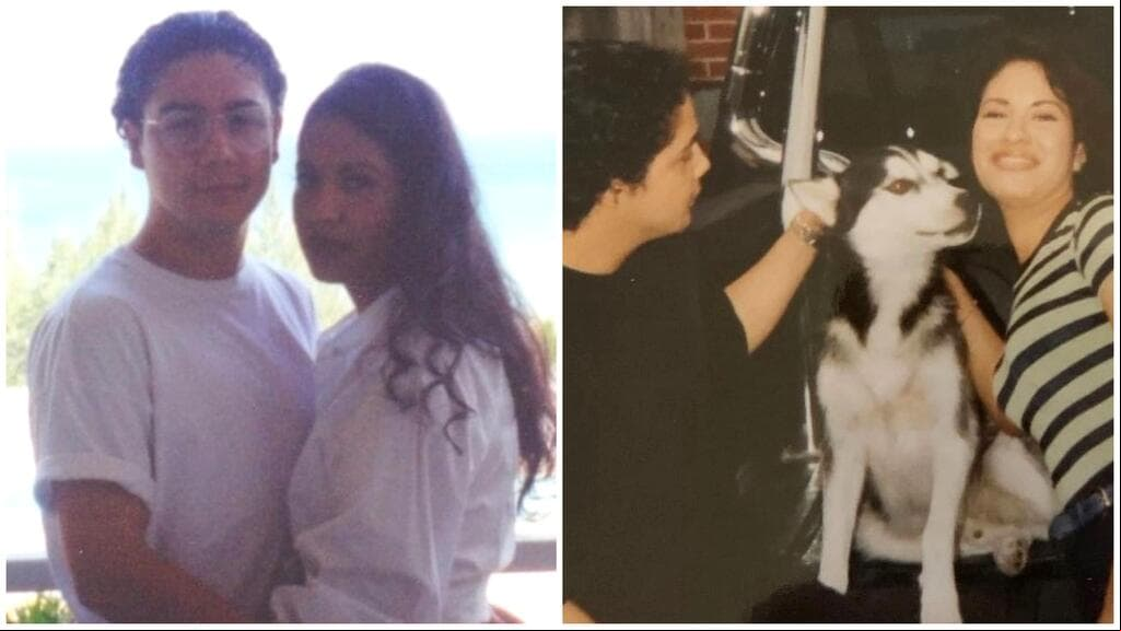 Selena Quintanilla y su esposo Chris Pérez se casaron en 1992.