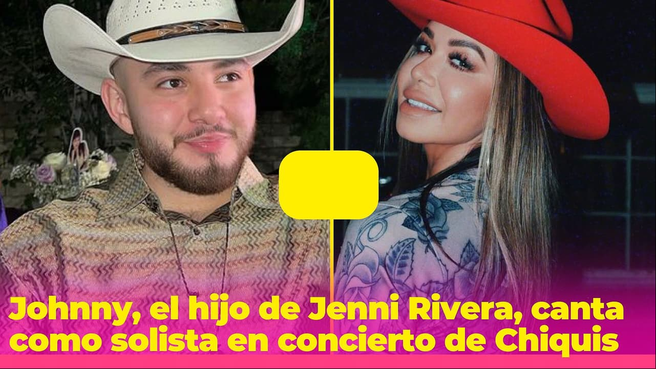 ¡Como solista! Johnny, el hijo de Jenni Rivera, canta en concierto de Chiquis y gritan eufóricos