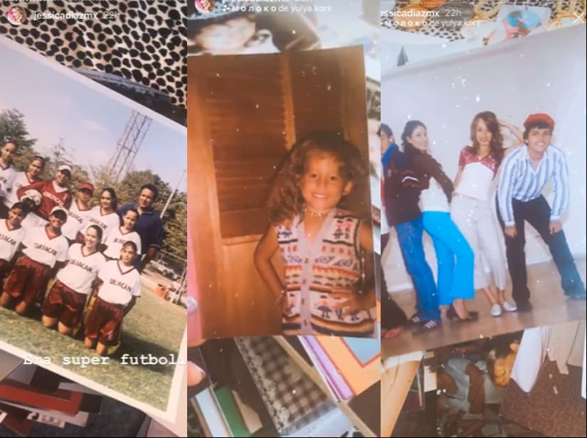 Jessica Díaz comparte fotos de su infancia y juventud